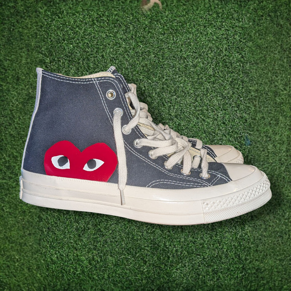 Converse CT All Star 70 Hi COMME DES GARCONS Sneakers - Black | Sz 9 Womens - Picture 3 of 8